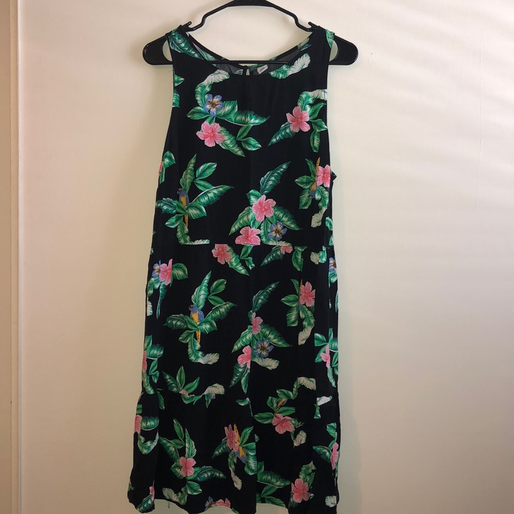 Old Navy Tropical Dress / Large